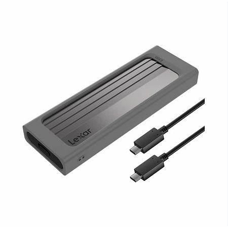 Box ssd LEXAR E300 M2 PCIe NVMe USB 3.2 Gen 2 LPAE300-RNBNG(TypeC - TypeC)