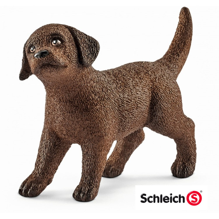 Schleich Đức Labrador Cub Farm Animal Model Đồ chơi trẻ em 13835