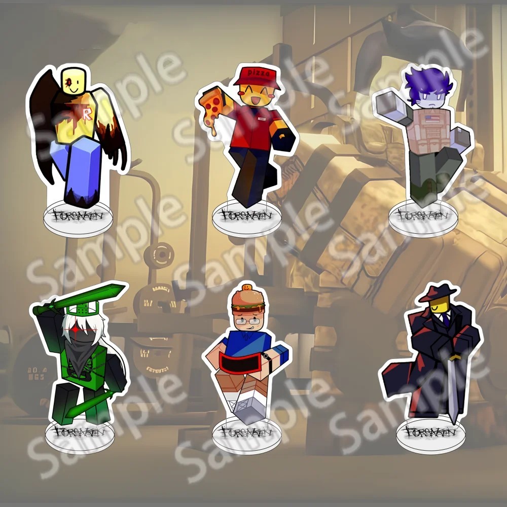 Standee Forsaken Game mô hình mica decor Guest 1337 Noob Elliot c00lkidd Shedletsky John Doe quà tặn