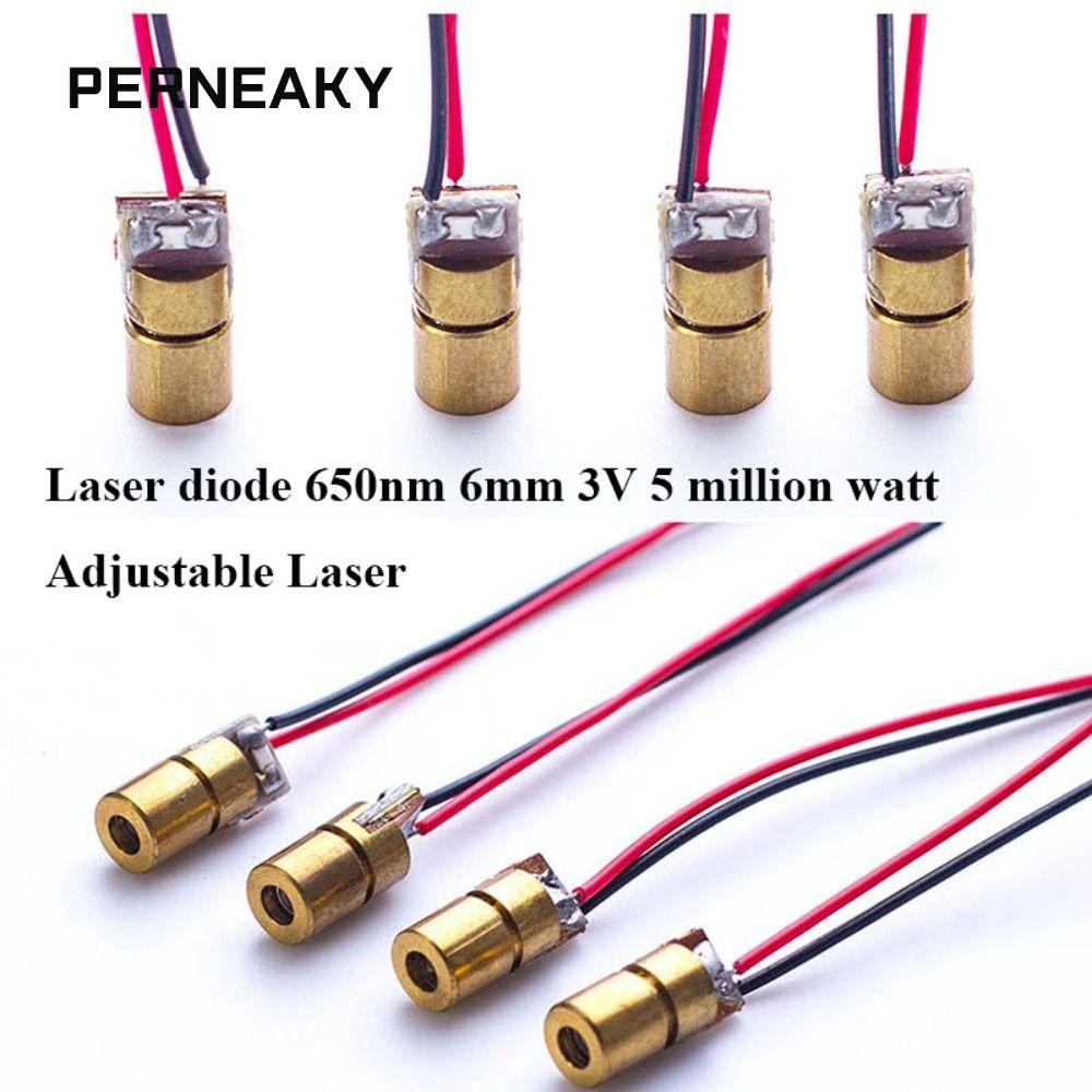 PENEAKY 1 / 3 / 5 / 10pc Điốt Laser Mini 5 triệu watt Red Sight 650nm 6mm 3V