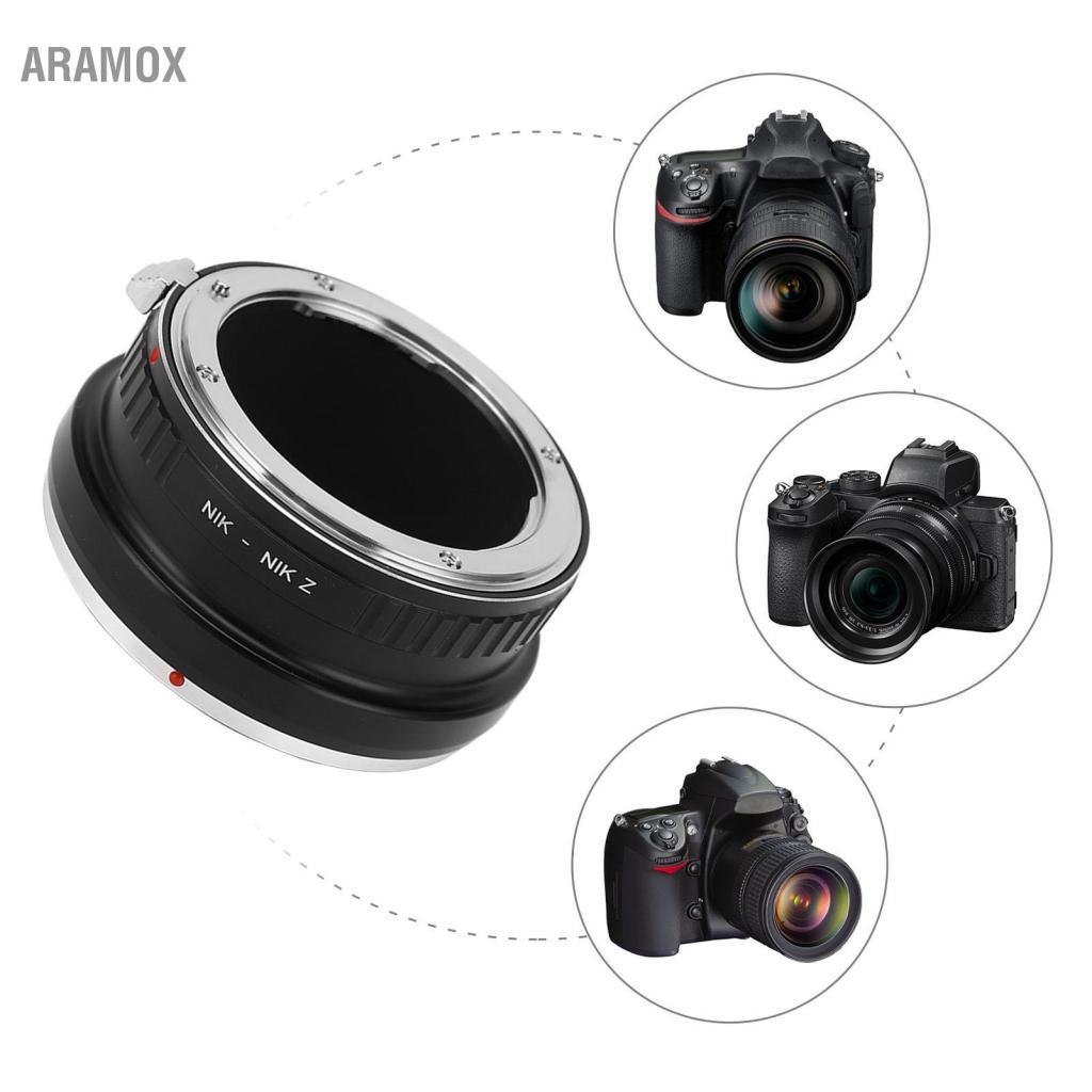 Aramox F Mount Lens To Z Adapter Sơn mờ Hợp kim nhôm 1:1 Mở chặt và chống mài mòn FTZ để chụp ảnh