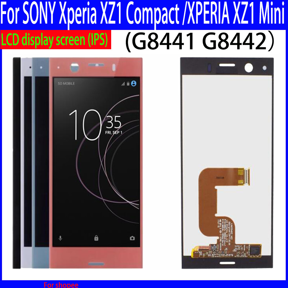 Màn hình cảm ứng LCD cho SONY Xperia XZ1 Compact / SONY XPERIA XZ1 Mini Complete 4.6 "Màn hình LCD c