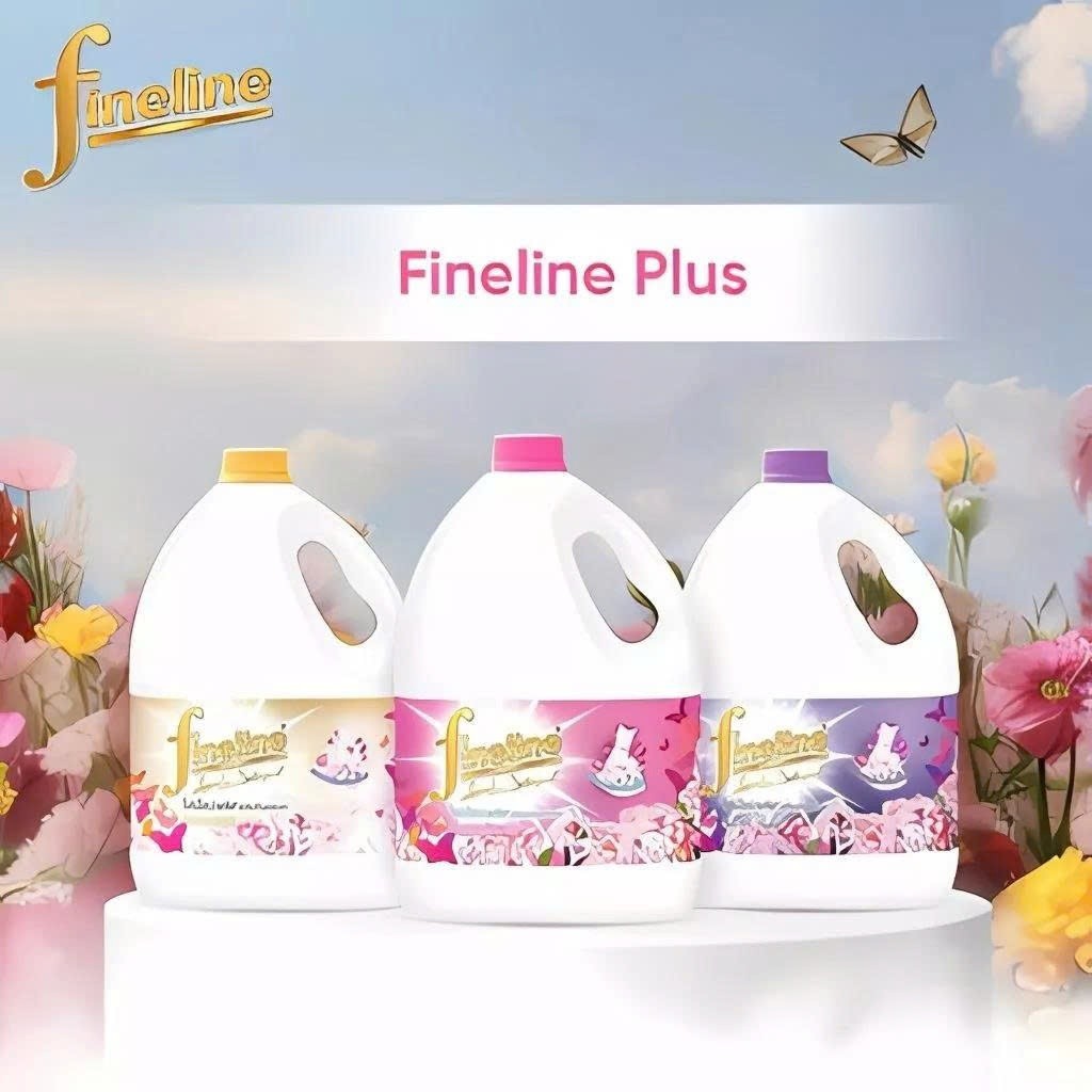 (miumiu shop). Nước Giặt Fineline Thái Lan Can 3000ml - Nước giặt xả quần áo chính hãng Công ty