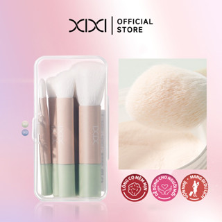 Xixi Bộ Cọ Trang Điểm 6 Món Mini Macaron Dễ Thương, Cọ Mịn, Gọn Nhẹ, Mang Theo Du Lịch XS08