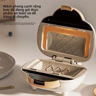 Máy làm bữa sáng Sandwich, máy làm bánh mì kẹp thịt gia đình, máy nướng bánh mì nướng, máy nướng bánh mì đa chức năng