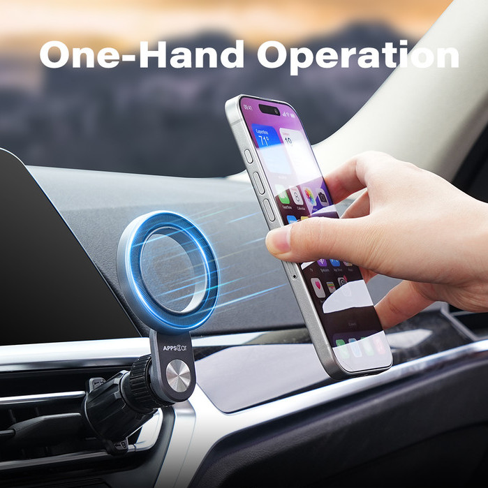 APPS2Car Giá Đỡ Điện Thoại Ô Tô Điện Thoại Di Động Giữ Từ Tính Mạnh Cho Điện Thoại Di Động Đa Năng Ổ