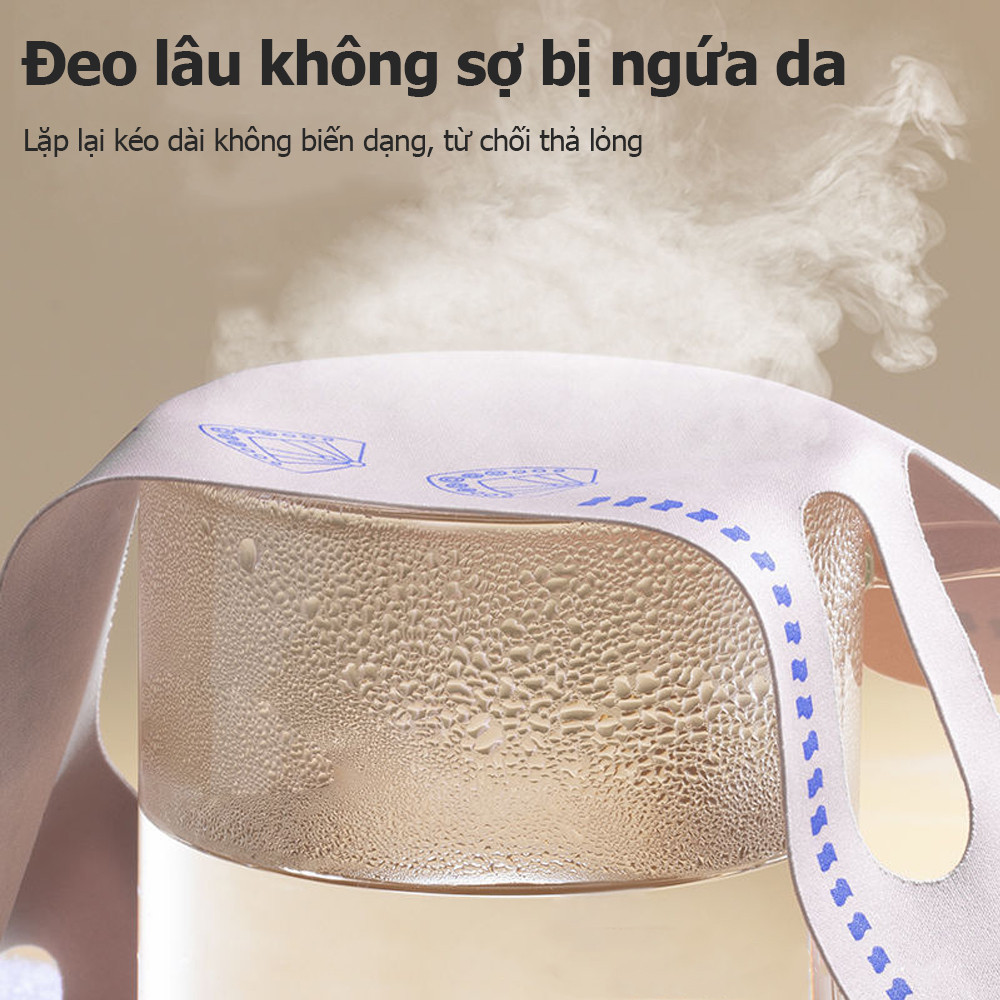 Sevich V Facial 3D Đai giảm béo nâng cơ mặt khi ngủ Chăm sóc da có thể phục hồi Dây đeo săn chắc nâng cằm