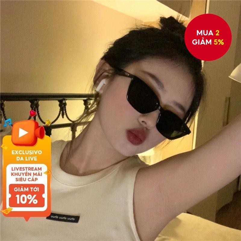 Kính Mát Mắt Mèo Khung Nhỏ UV400 Bảo Vệ Vintage Retro Sắc Thái Cho Nữ Kính Mắt Thời Trang Mùa Hè