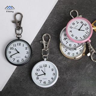 Đồng hồ bỏ túi thạch anh di động ELBBKG dành cho học sinh, y tá, móc khóa, đồng hồ có pin và đồng hồ cổ điển dành cho bác sĩ mới