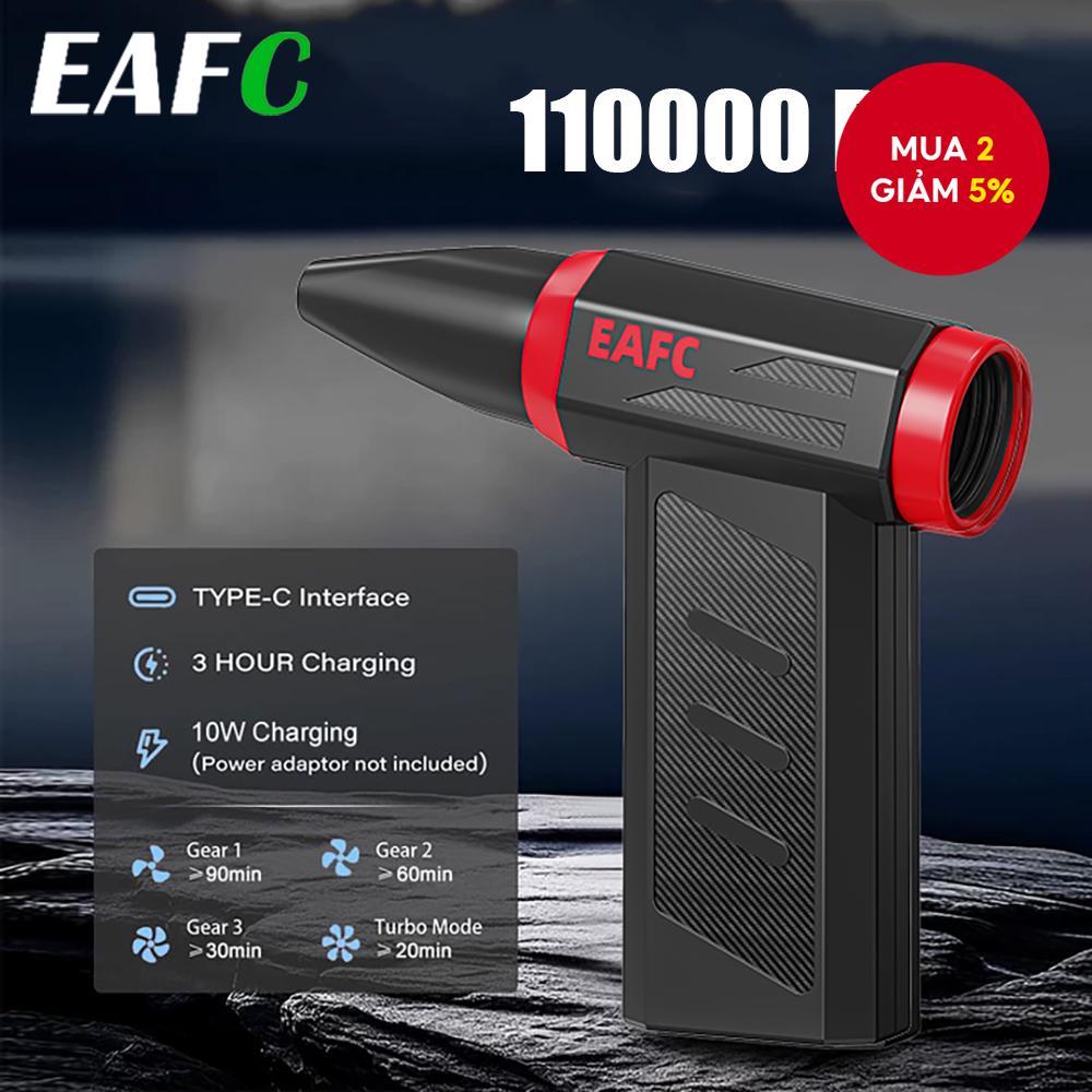 EAFC Mini 110000Máy sấy tóc mạnh mẽ RPM Máy hút bụi Type-C Turbo Jet