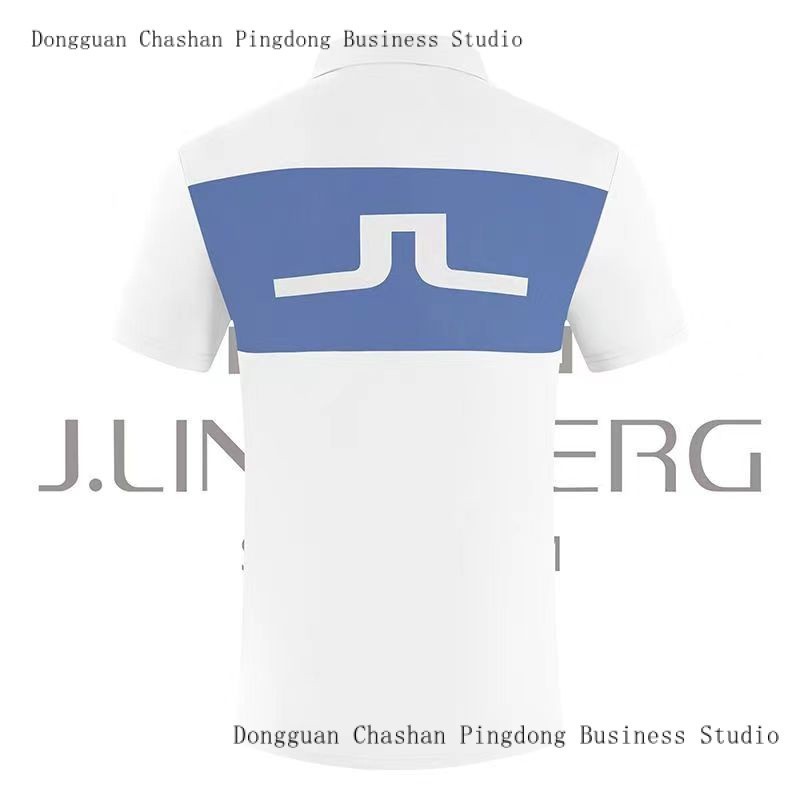 J.LINDEBERG Áo Polo Nam Mới, In Họa Tiết, Thấm Hút Nhanh