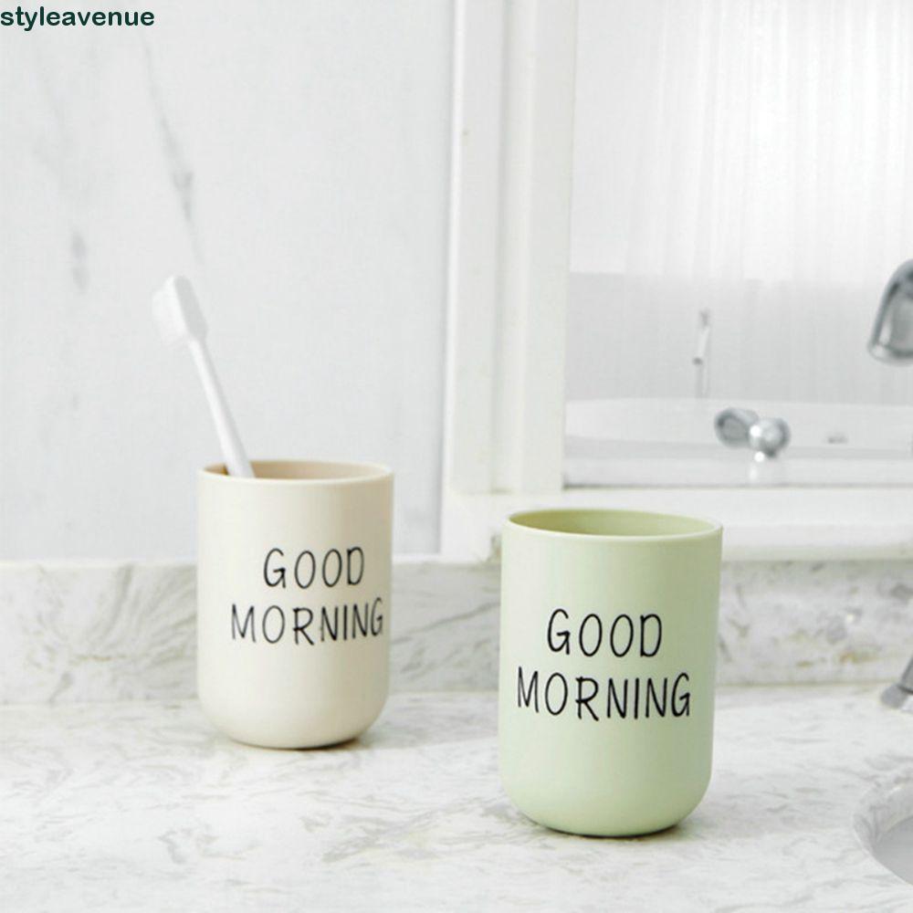 STYLEAVENUE Chào buổi sáng Cốc nhà bếp Đồ uống Nhựa cho đồ uống Du lịch Lưu trữ di động Khỏe mạnh C0