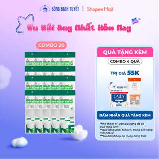   Bao bì mới  Combo 20 Gói khẩu trang Bông Bạch Tuyết KF94 Trắng  10 cái gói  
