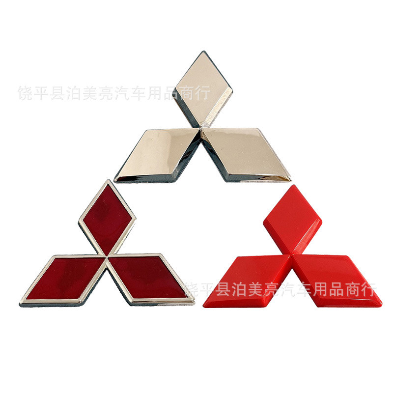 Logo ô tô Mitsubishi thích hợp cho logo Lingyue Lancer Lancer Nhãn dán thân xe phía sau Logo Mitsubi