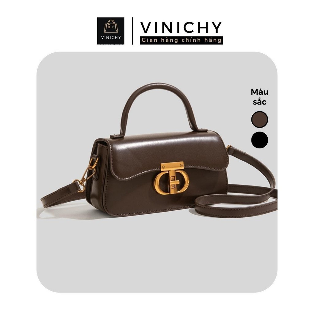 Túi xách nữ đeo chéo, đeo vai VINICHY size 20cm HA474