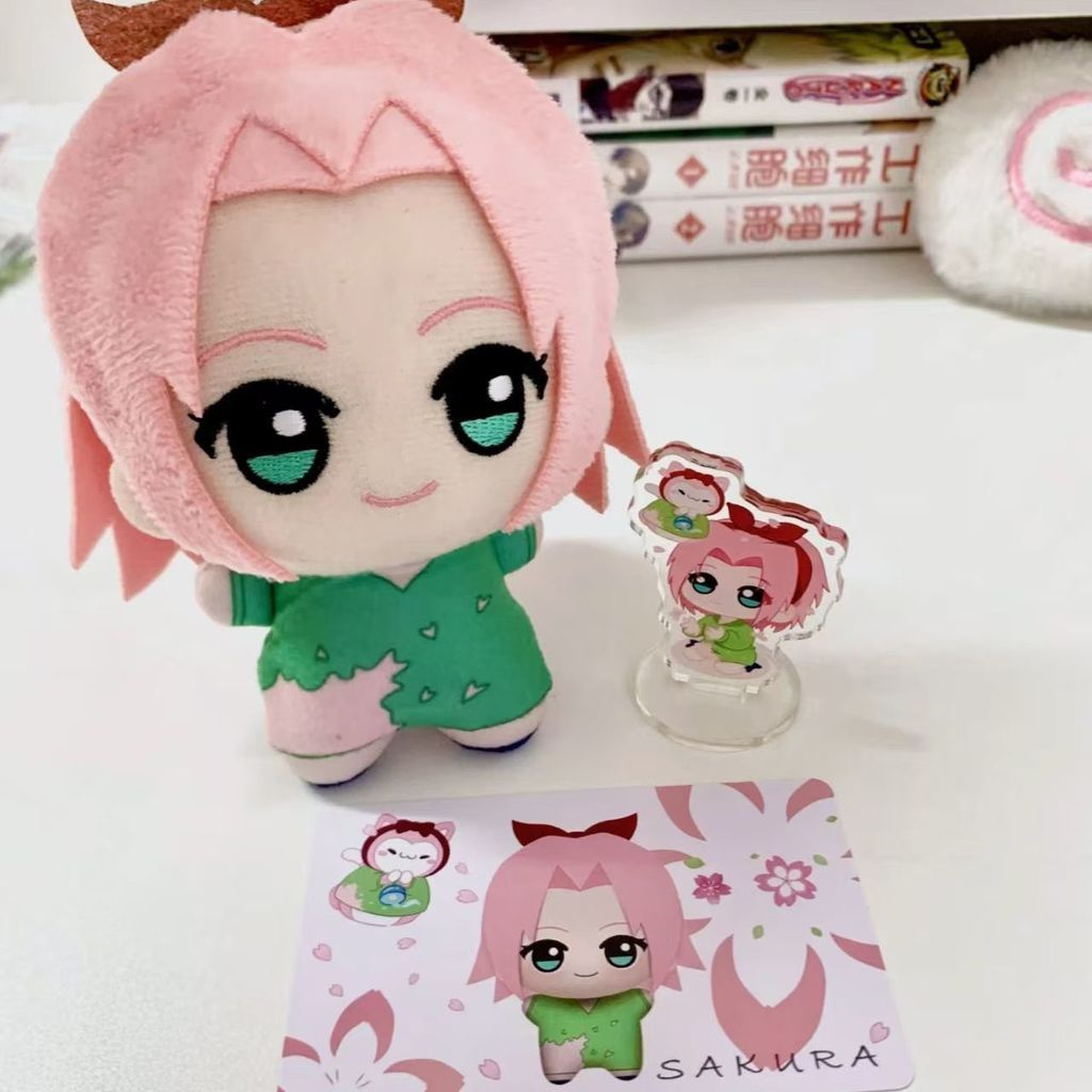 Anime Hàng Hóa Búp Bê Haruno Sakura 10cm Cotton Búp Bê Dễ Thương Nunu In Cơ Thể Naruto Hàng Hóa Douj