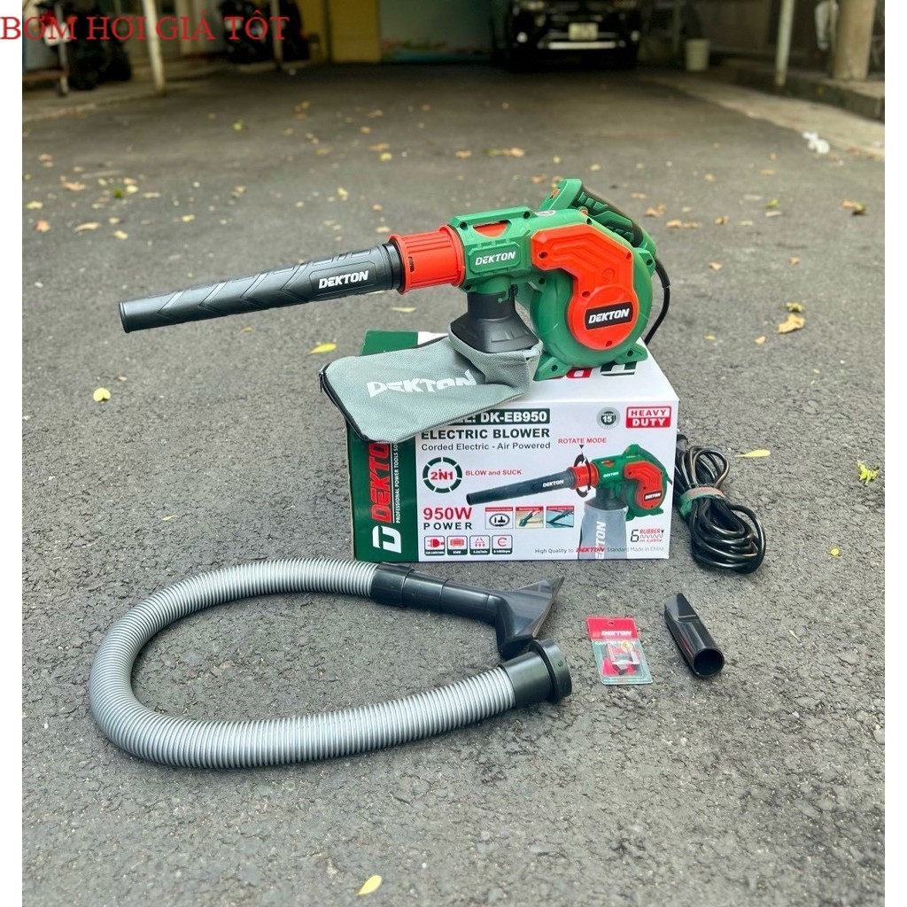 Máy Thổi Hút Bụi Điện Dekton DK-EB950 Công Suất 950w Có Chỉnh Tốc Độ 6 số Lõi Đồng ⚽️ bơm hơi GT