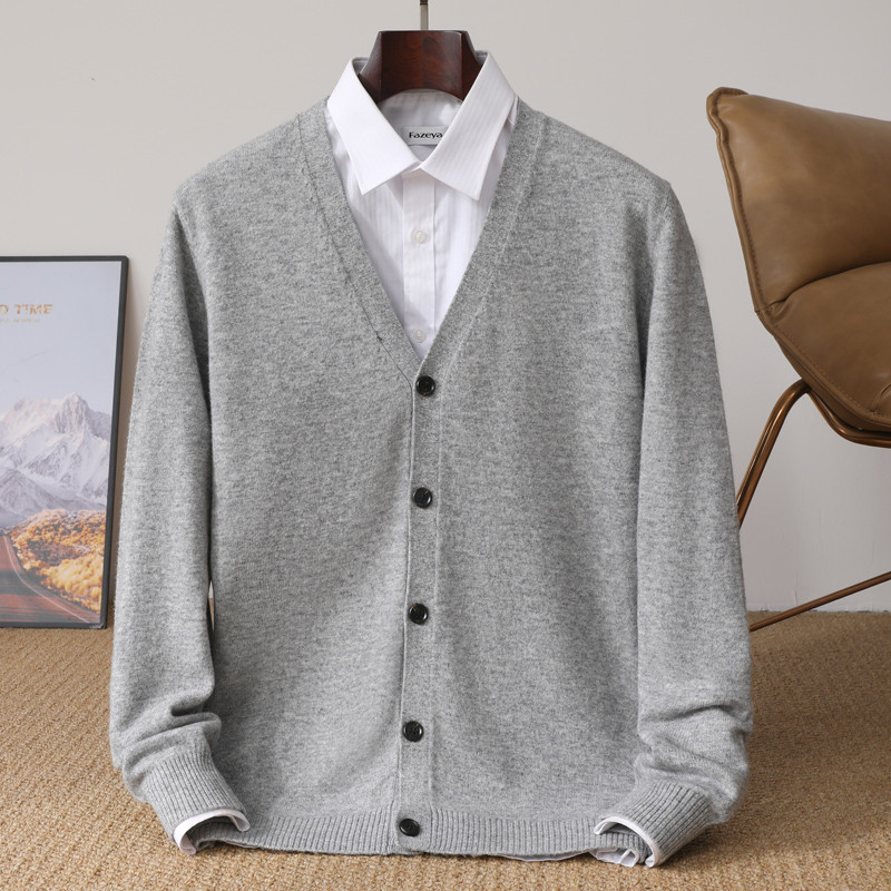 Cardigan Nam Áo Len Mùa Thu Áo Cardigan Nam Mỏng Đan Cardigan