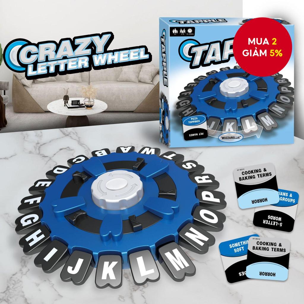 Bảng trò chơi giáo dục Alphabet Chess Children's Tapple Alphabet Crazy Fire Wheel Game Board Game.