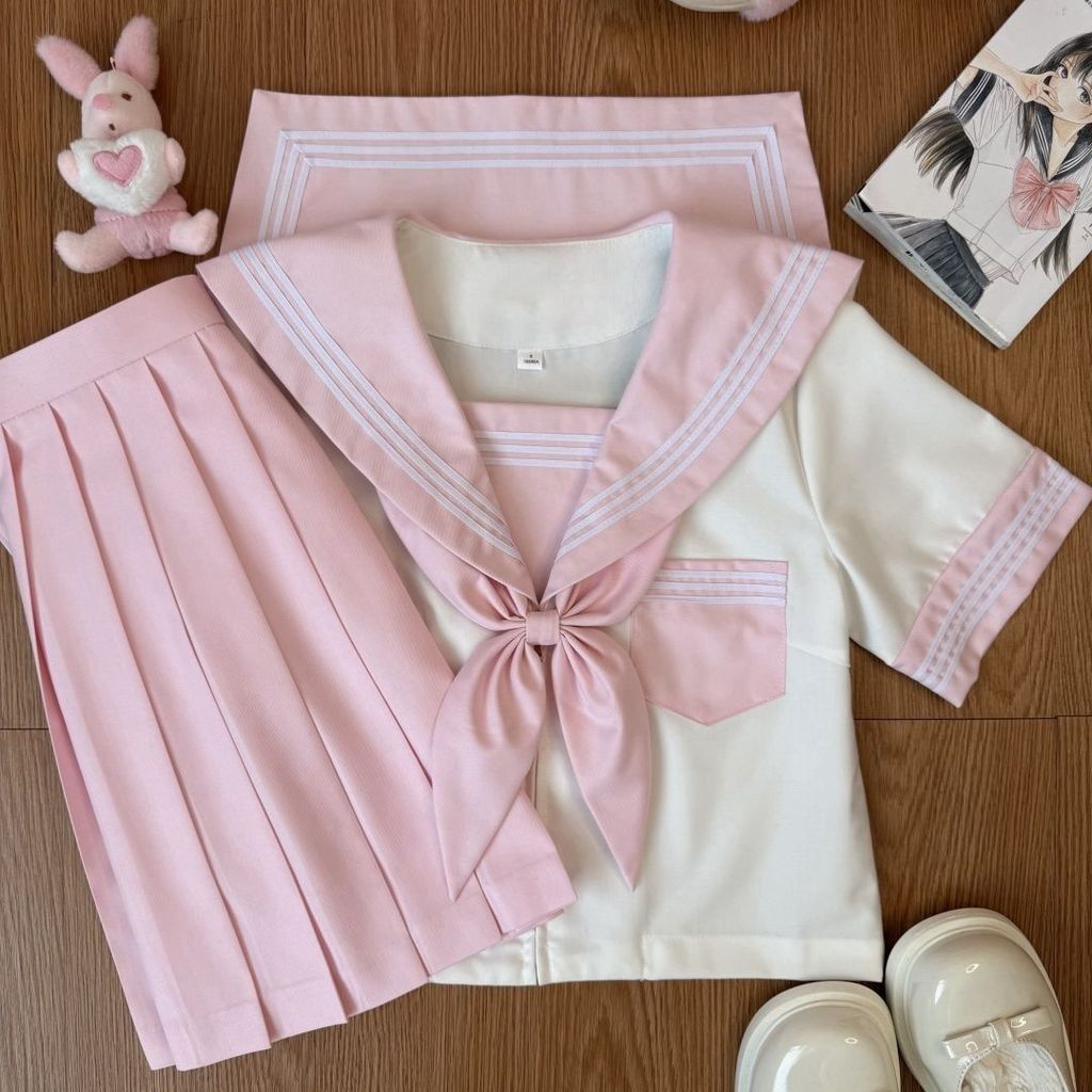 Bộ đồ ủy quyền Dora Thủy thủ Đồng phục jk Thủy thủ Đồng phục Trường học Trang chủ Phong cách mới jk 