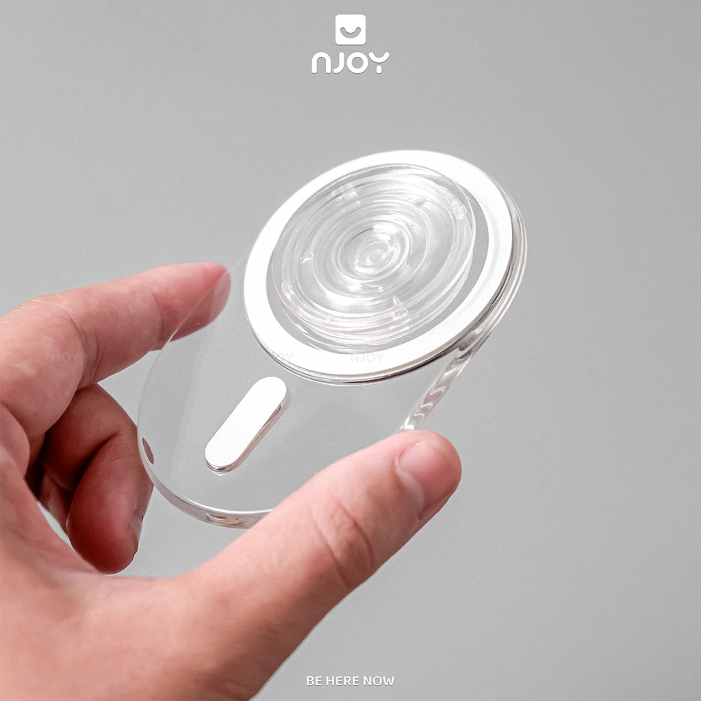 Giá Đỡ Điện Thoại iRing Trong Suốt Hít Nam Châm Từ Tính Cho Điện Thoại iPhone 16 Pro Max 15 14 13