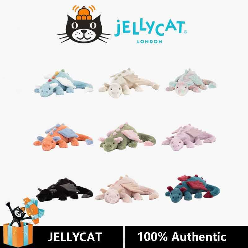 Jellycat Rồng Đen Rồng Hồng Rồng Tím Đồ Chơi Nhồi Bông Quà Tặng Độc Đáo