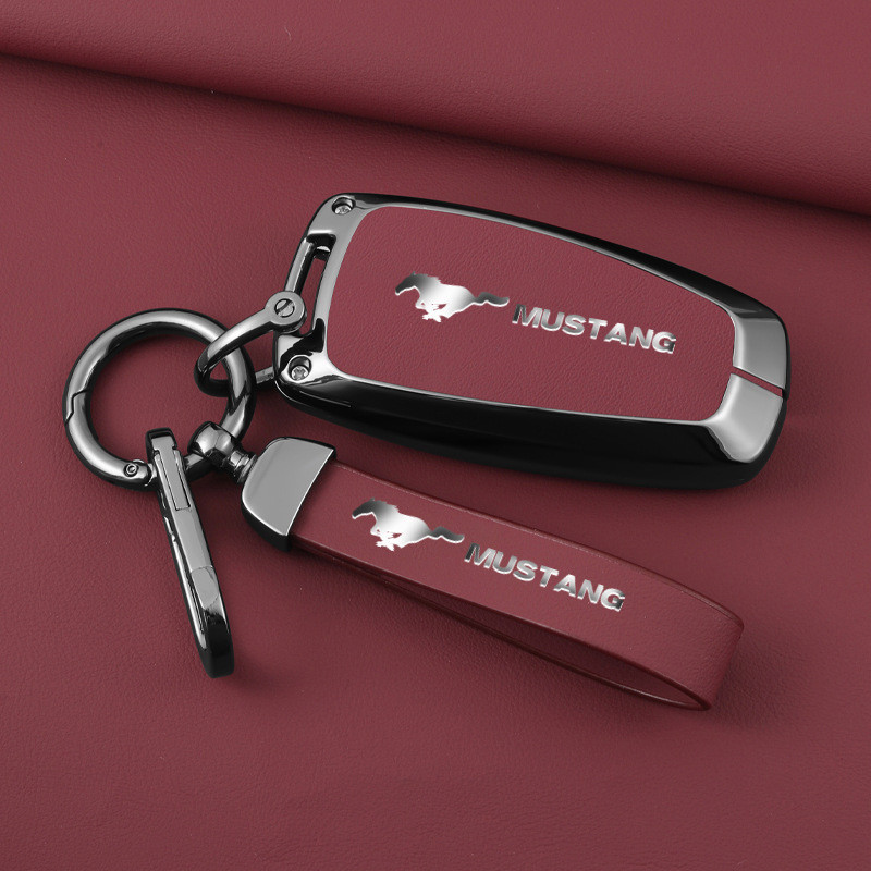 Dành riêng cho Ford Mustang Chìa Khóa Kim Loại Mustang Chìa Khóa Xe Đơn Giản Túi Khóa Mustang Ngựa Đ