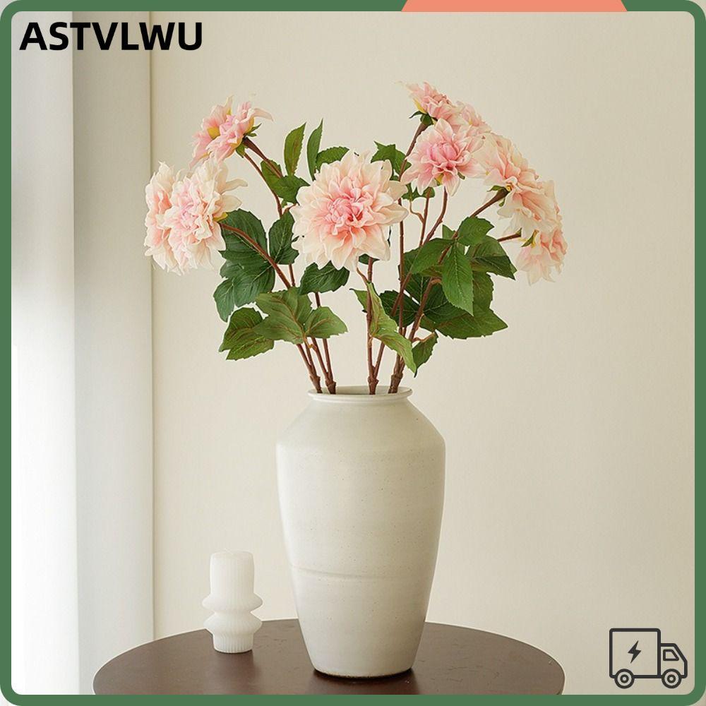 ASTVLWU Hoa Dahlia nhân tạo, Chất liệu sắp xếp hoa Handmade Real Touch Dahlia, Sự kiện Hoa đầy màu s
