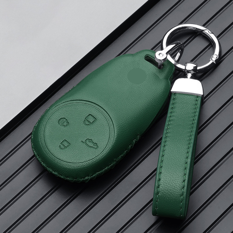Bao Da Chìa Khóa Ô Tô Từ Xa Vỏ Giá Đỡ Nhà Ở Túi Dây Xích Fob Cho NIO ES8 ES6 EC6 ET7 EC7 ET5 ES7 EV 