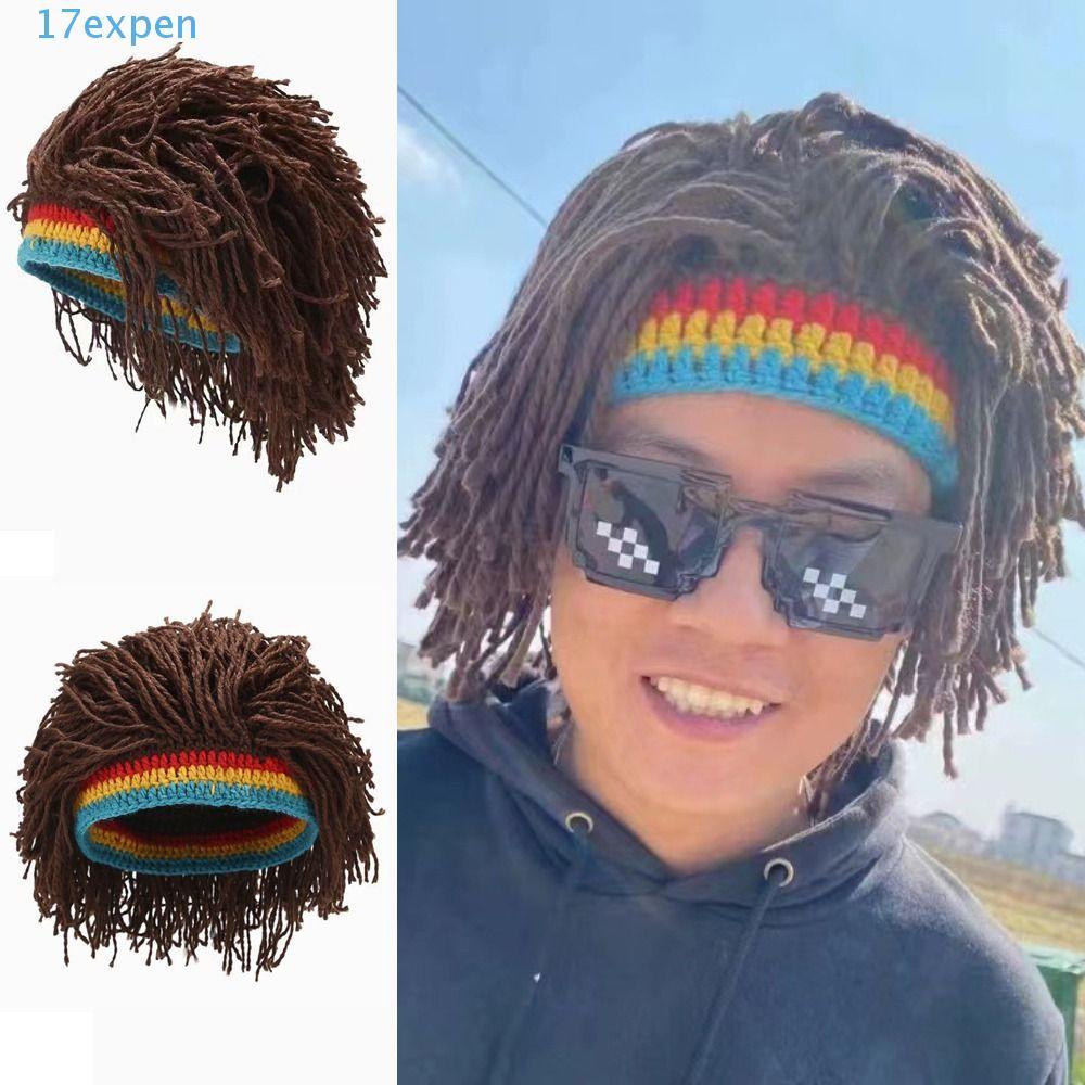 Tóc Giả Dreadlocks Tổng Hợp Dệt Kim Phong Cách Jamaican - Phụ Kiện Tóc Unisex