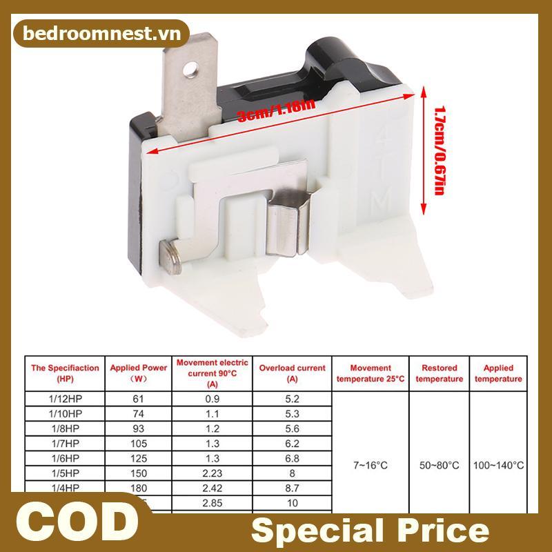 PHÒNG 4TM 110 / 220V Rơle bảo vệ quá tải tủ lạnh 1 / 2-1 / 8HP Thay thế một phần.