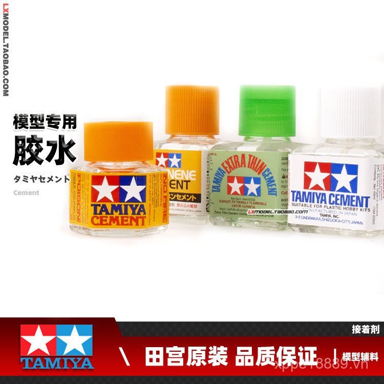 Sản phẩm mới Chính hãng Tamiya Glue Gundam Model Assembly Flow Seam Green Cover White Cover Độ bám d