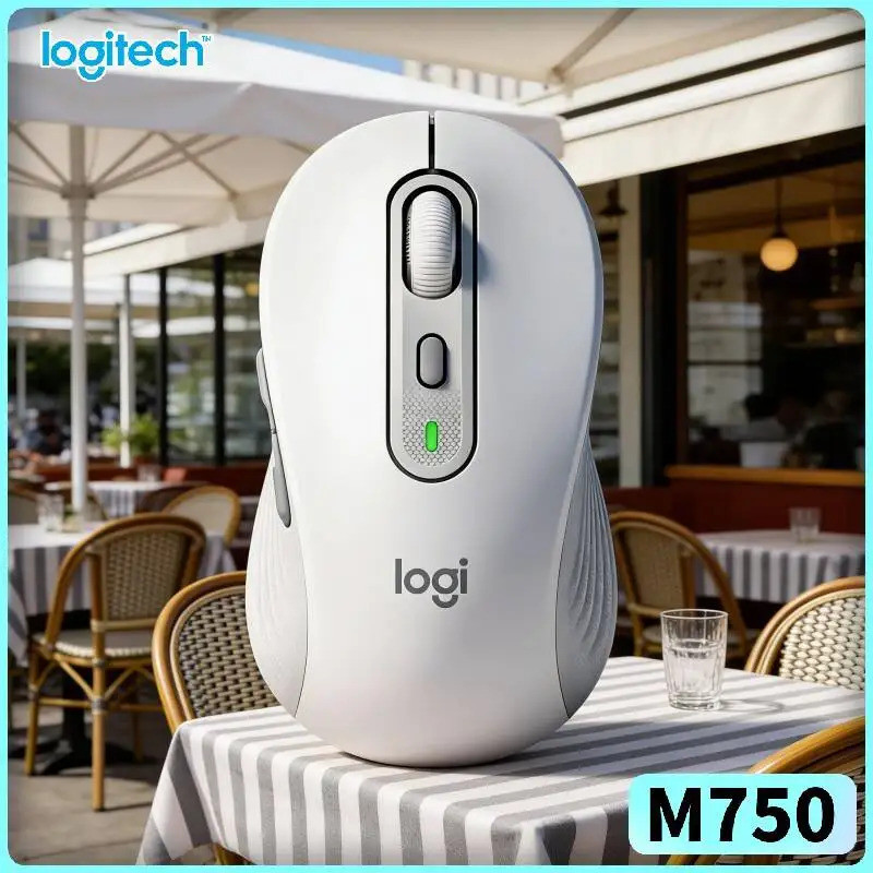 Chuột quang không dây Logitech M750, Kết nối 2.4GHz ổn định, Chuyển động mượt mà cho các tác vụ hàng