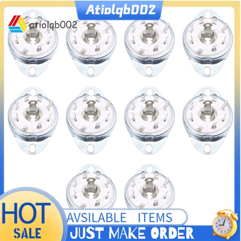 10 Chiếc 8PIN K8A Oct Ống Ổ Cắm Gốm Van Đế Cho EBL21 ECH21 4P1S 5B254 7N7 4J1S