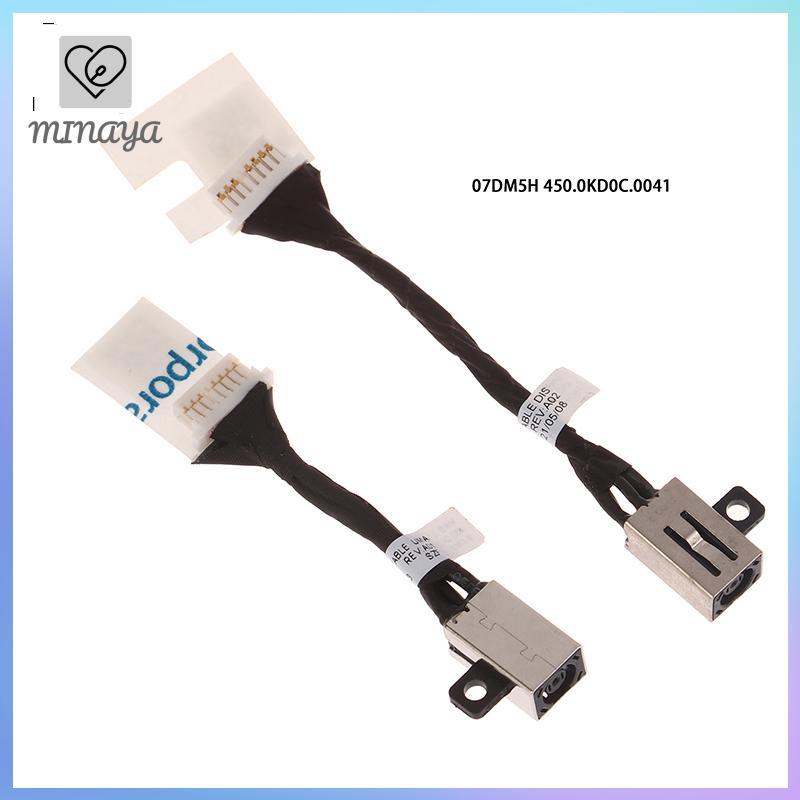 Dwi cho Dell Latitude 3410 3510 E3510 e3410 máy tính xách tay sạc Flex Cáp 07dm5h 0n8r4t DC Power Ja