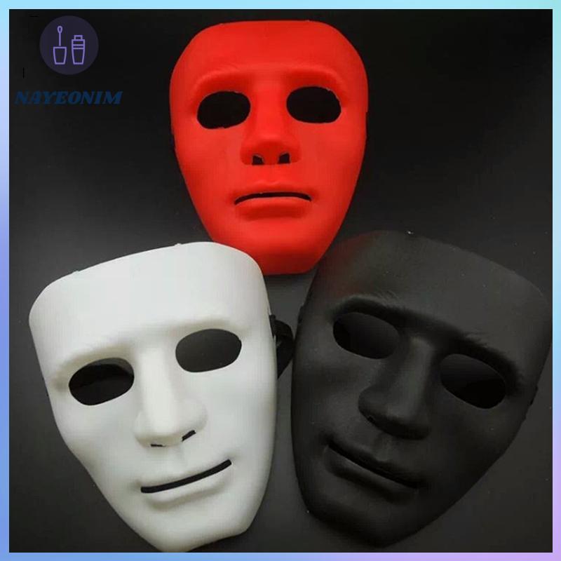 NAY Full Face Unisex Street Dance Opera Party Mask Cosplay Mặt trắng EON