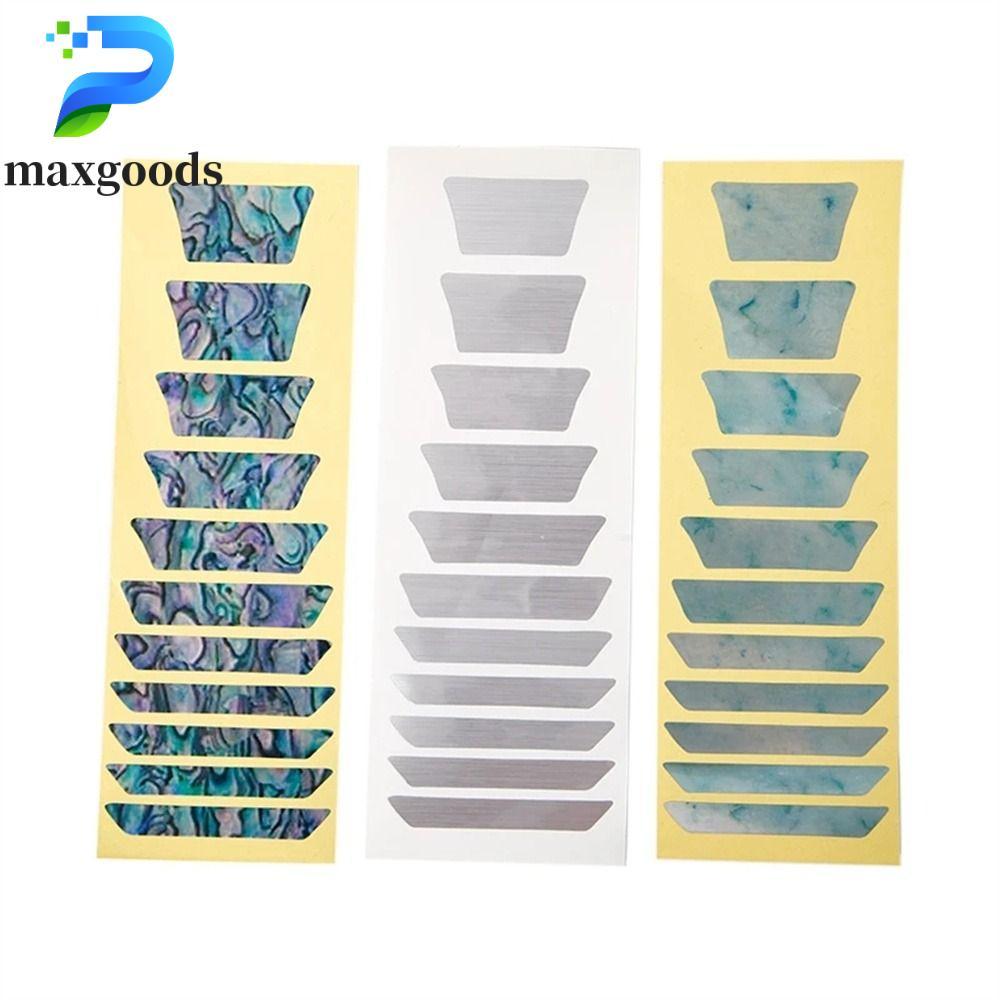 MAXGOODS Cross Inlay Đề Can Guitarra Phụ Kiện Nhạc Cụ Guitar Inlay Miếng Dán Đàn Guitar Acoustic Đàn