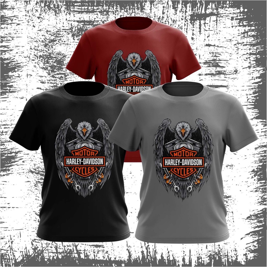 Áo thun Harley Davidson Áo thun Cotton ngắn tay cao cấp dành cho nam và nữ