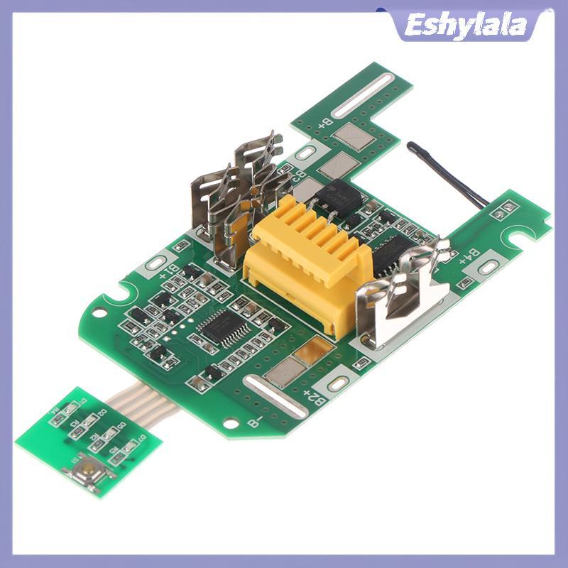 Eshylala Cho Makita 18V 3.0Ah BL1850B / BL1840B Bảng Bảo Vệ Sạc Bảng Mạch Đèn Báo Pin Cho Máy Xay Gó