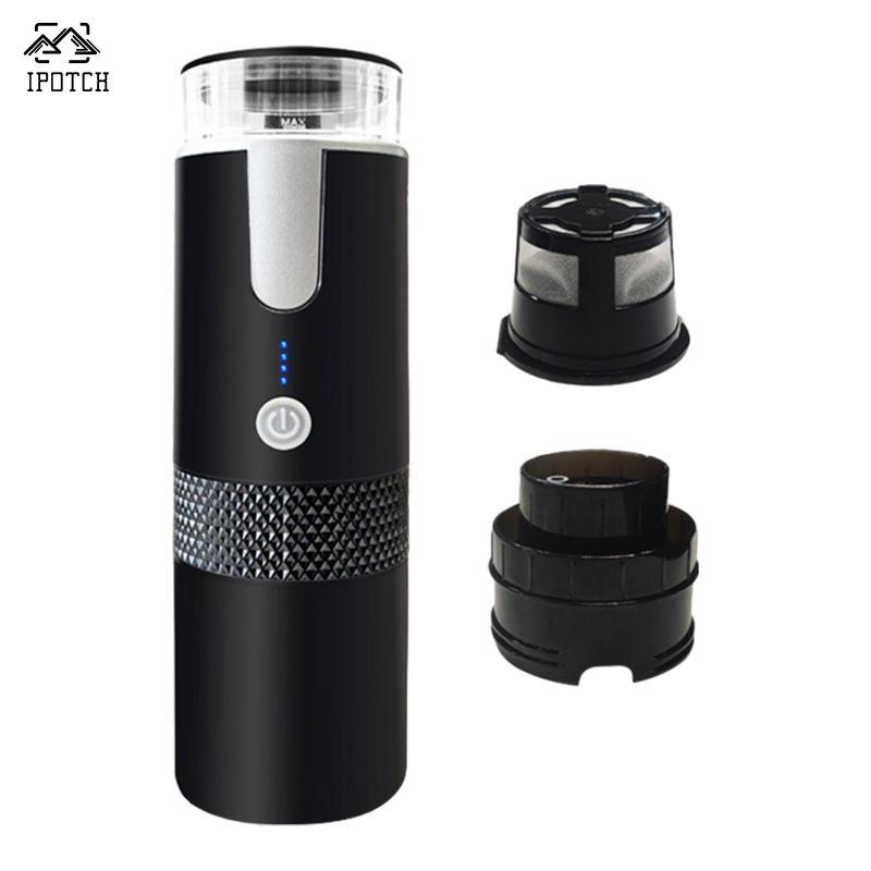 Máy pha cà phê Mini Máy pha cà phê cầm tay Máy pha Expresso du lịch để cắm trại Đi bộ đường dài Lái 