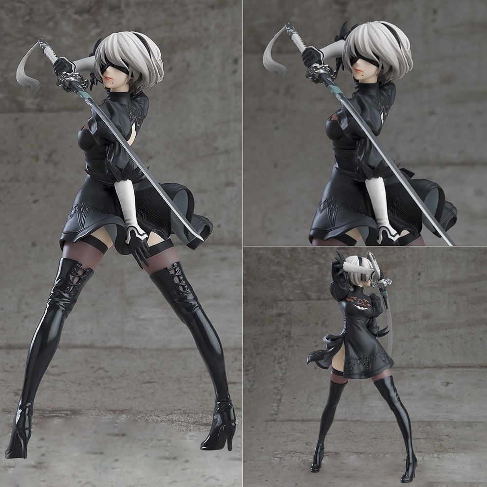 Pop Nier Automata Battle 2B anime girl figure mode Pop Neil Mechanical Era Battle 2B anime girl figu