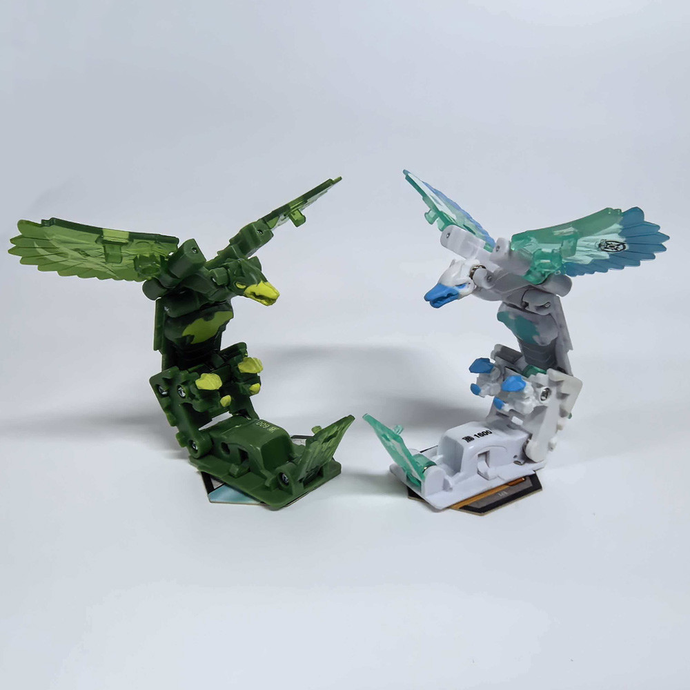 SEGA BGR Bakugan Battle Brawlers Falconeer Nhân vật hành động có thể biến đổi Màu xanh lá cây và trắ