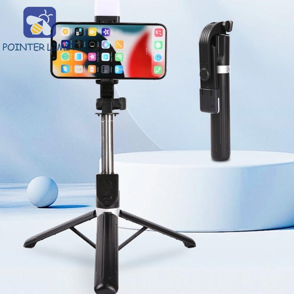 POINTER GIỚI HẠN Gậy selfie bằng kính thiên văn, có đèn LED Gậy selfie Bluetooth 1.7m, Phụ kiện điện