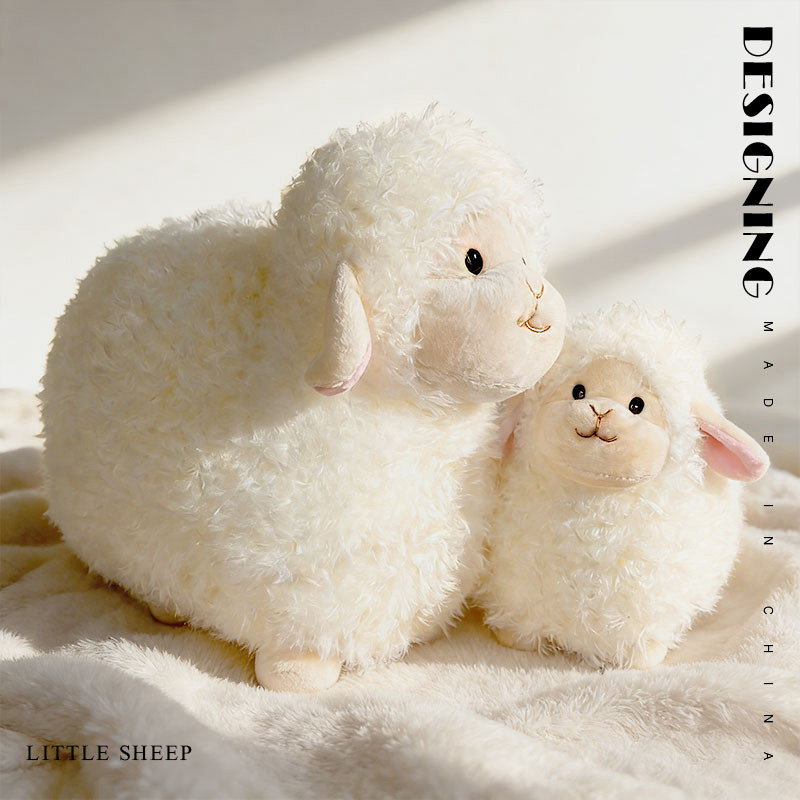 Sea Ya Hàng có sẵn|[Cừu béo trắng trắng] Búp bê cừu Baa Baa Baa Baa dễ thương| Thịt cừu chữa bệnh vu