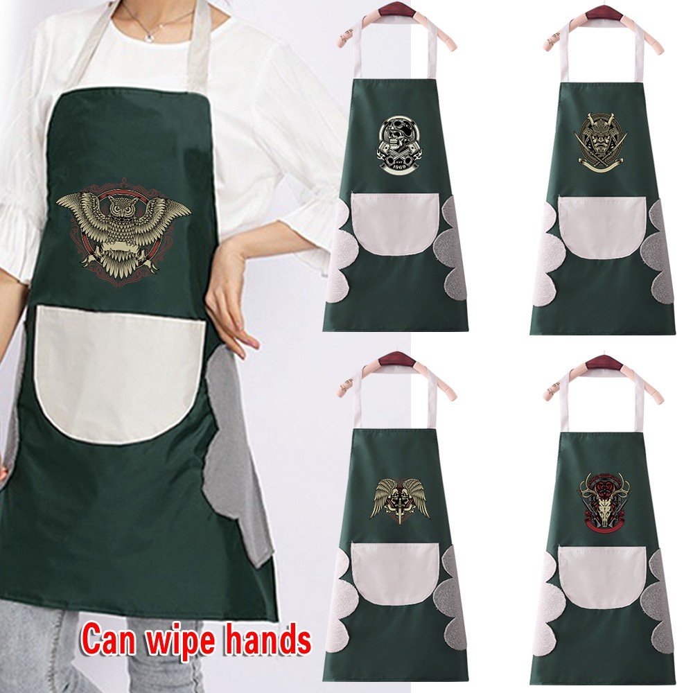 Waterproof Work Cleaning Restaurant Waiter Workwear Hwipe Convenient Kitchen Home Cooking Apron Oil-