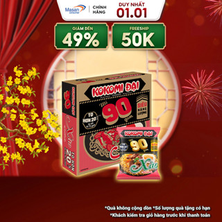  Thùng Mì Xào Kokomi Đại 90 Vị Bò Xốt Cà thùng 30gói x  95gr 