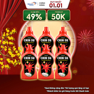  Combo 6 chai Tương Ớt CHIN-SU 500G  Bao bì có thể thay đổi theo đợt nhập hàng  