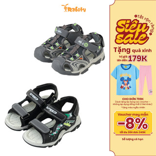   VOUCHER 8% GIẢM 30K ĐƠN 349K  Giày sandal thể thao thoáng khí bé trai Rabity 681.002 