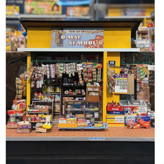  Mô Hình Lắp Ráp Bằng Gỗ - Mẫu Tạp Hóa Ô Mai Xí Muội - BB112-01 - Thế Giới Tí Hon 