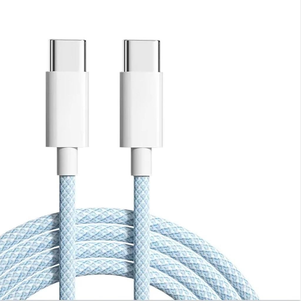 Cáp USB C, Cáp USB C sang Type C 3FT, 1 Gói Dây Sạc Nhanh Nylon Bện Loại C Cho MaccBook Pro Air / G 